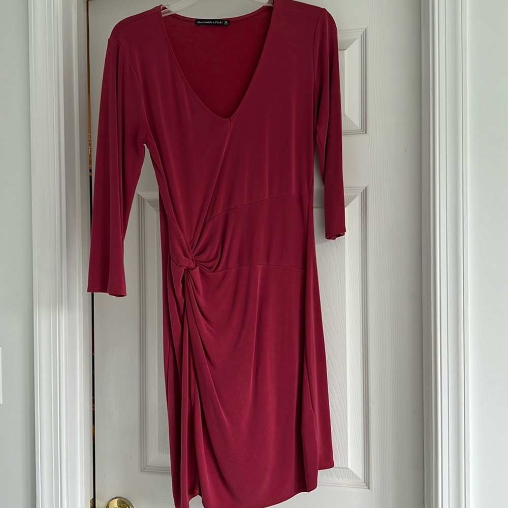 Pink business casual dress